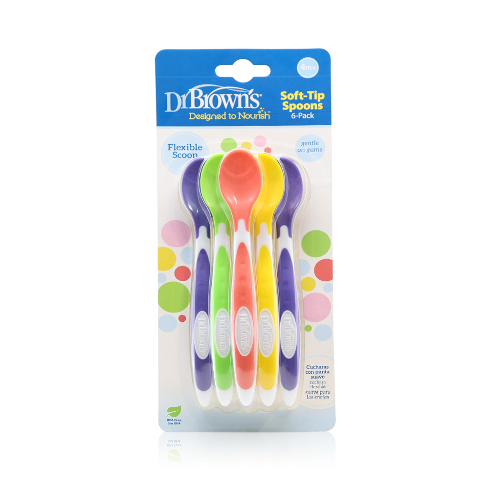 Dr Browns Soft-Tip Spoon 6Pack(TF008-P3)