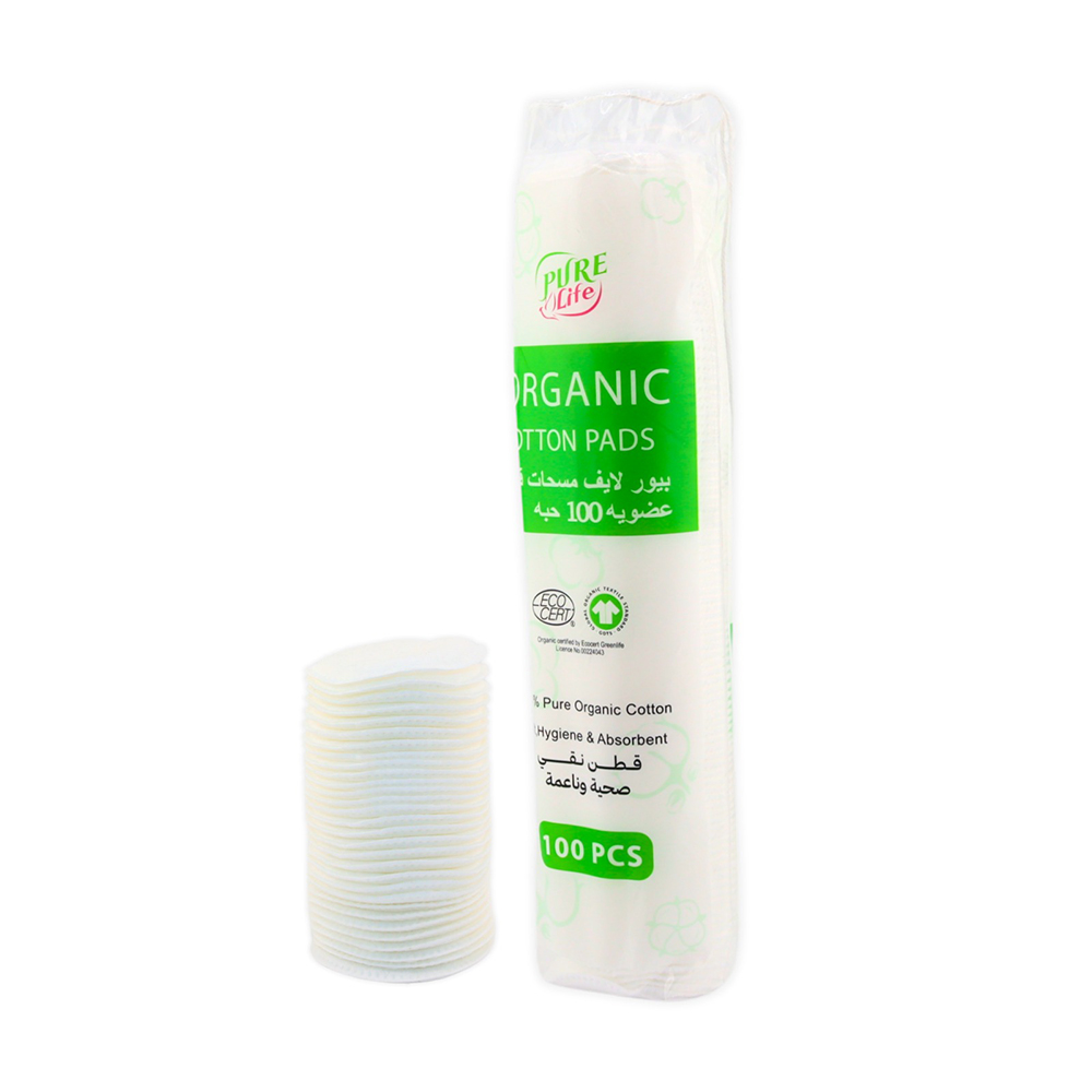 Pure Life Organic Cotton Pads