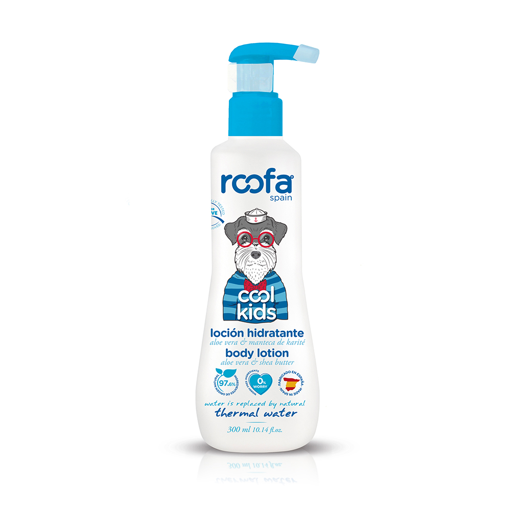Roofa Spain Cool Kids Body Lotion Natural with AloeVera Shea Butter