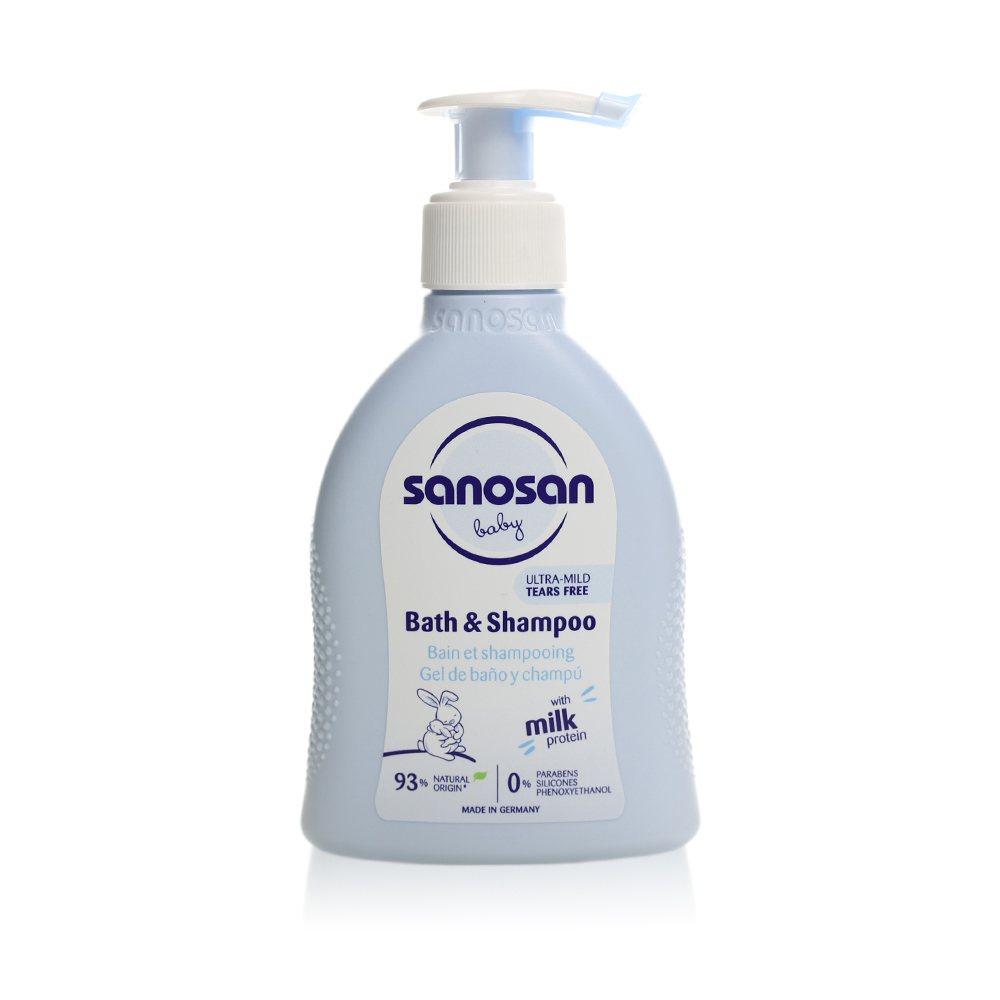 Sanosan Baby Bath and Shampoo (200 ml)