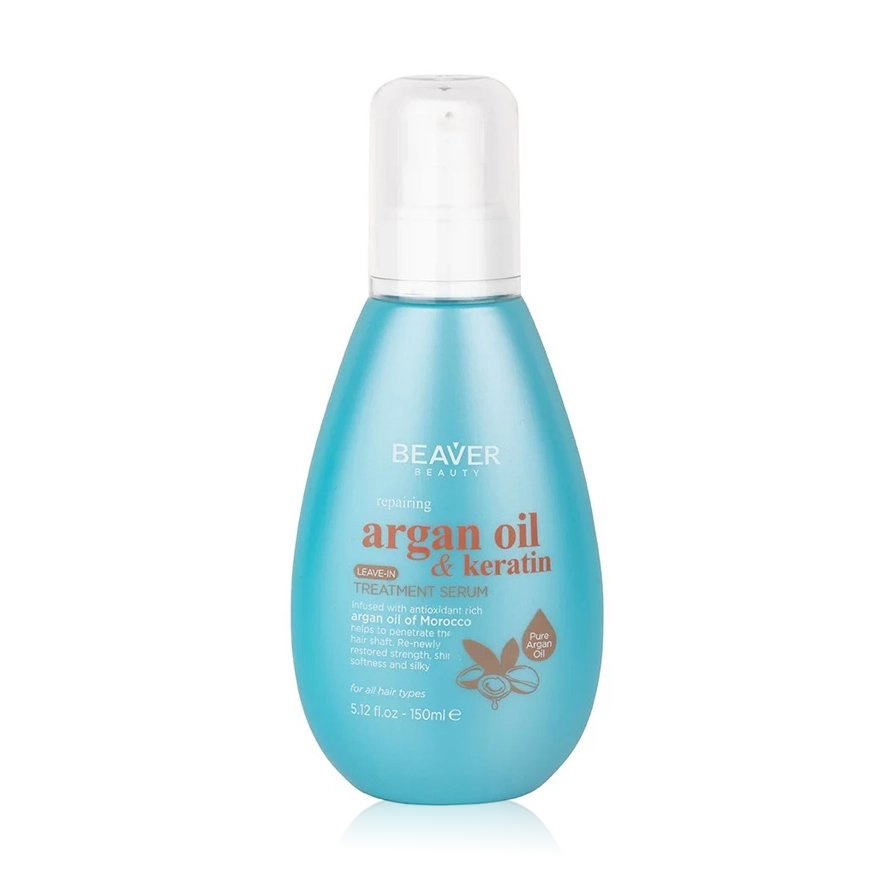 Beaver Argan Oil and Keratin Serum