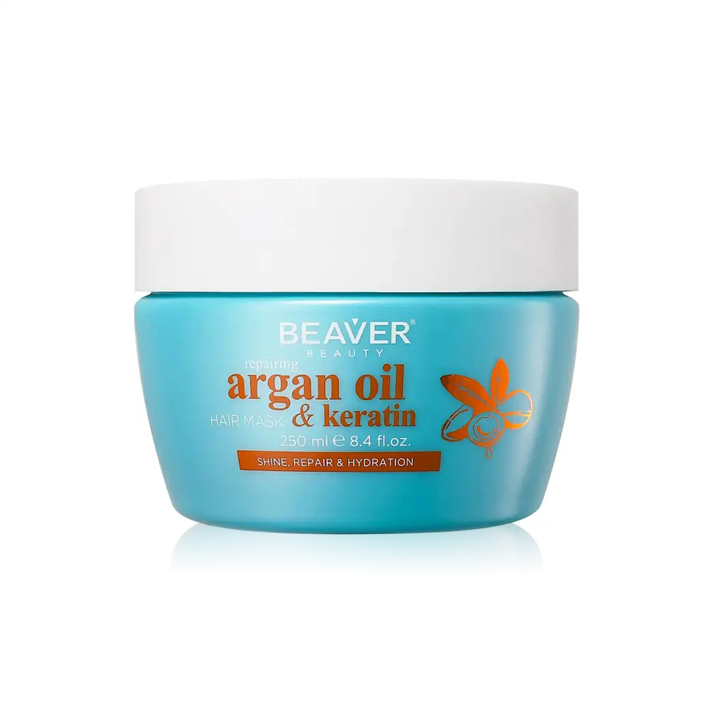 Beaver Argan Oil and Keratin Hair Mask