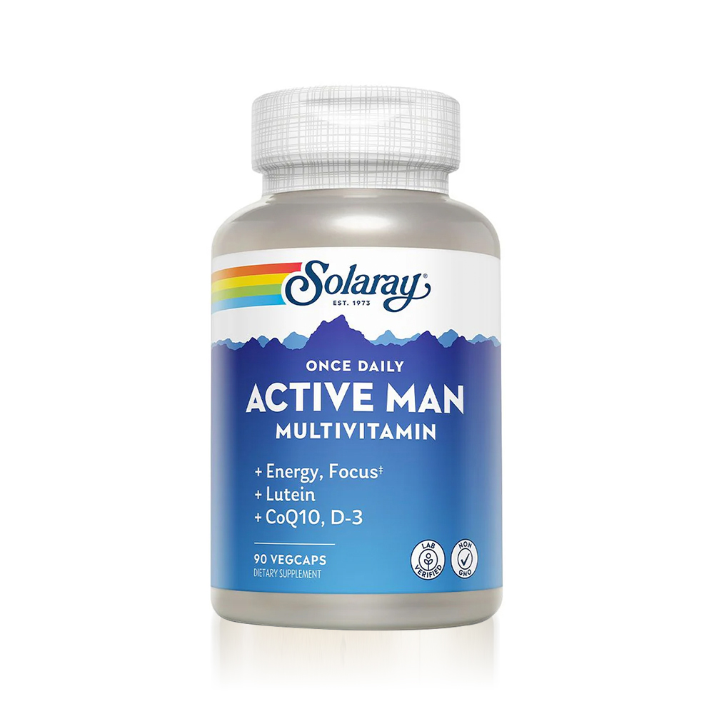 Solaray Once Daily Active Man Multivitamin 90Cap