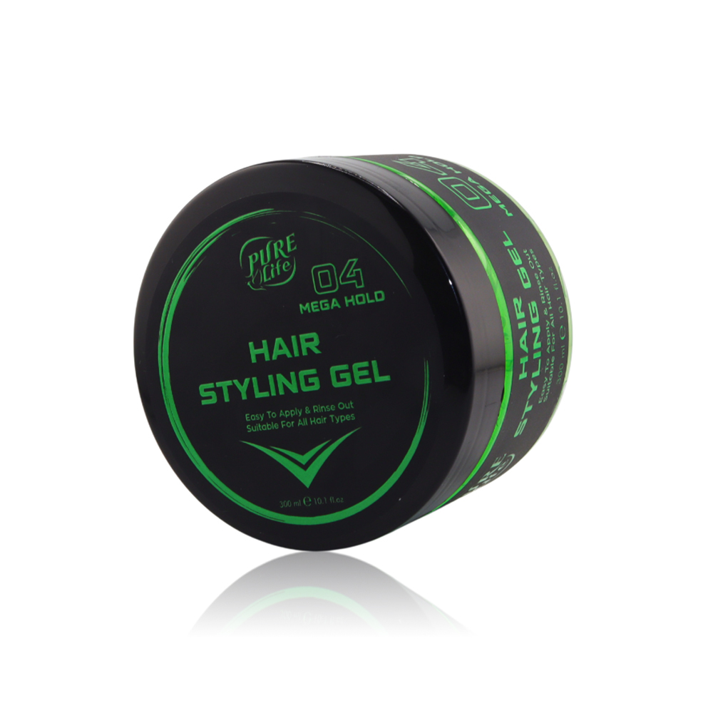 Pure Life Mega Hold 04  Hair Styling Gel 300Ml