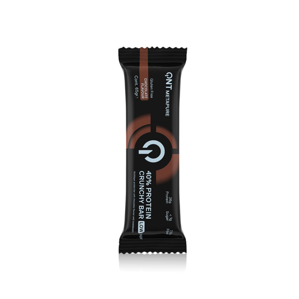 Qnt crunchy chocolate protein bar 65gm