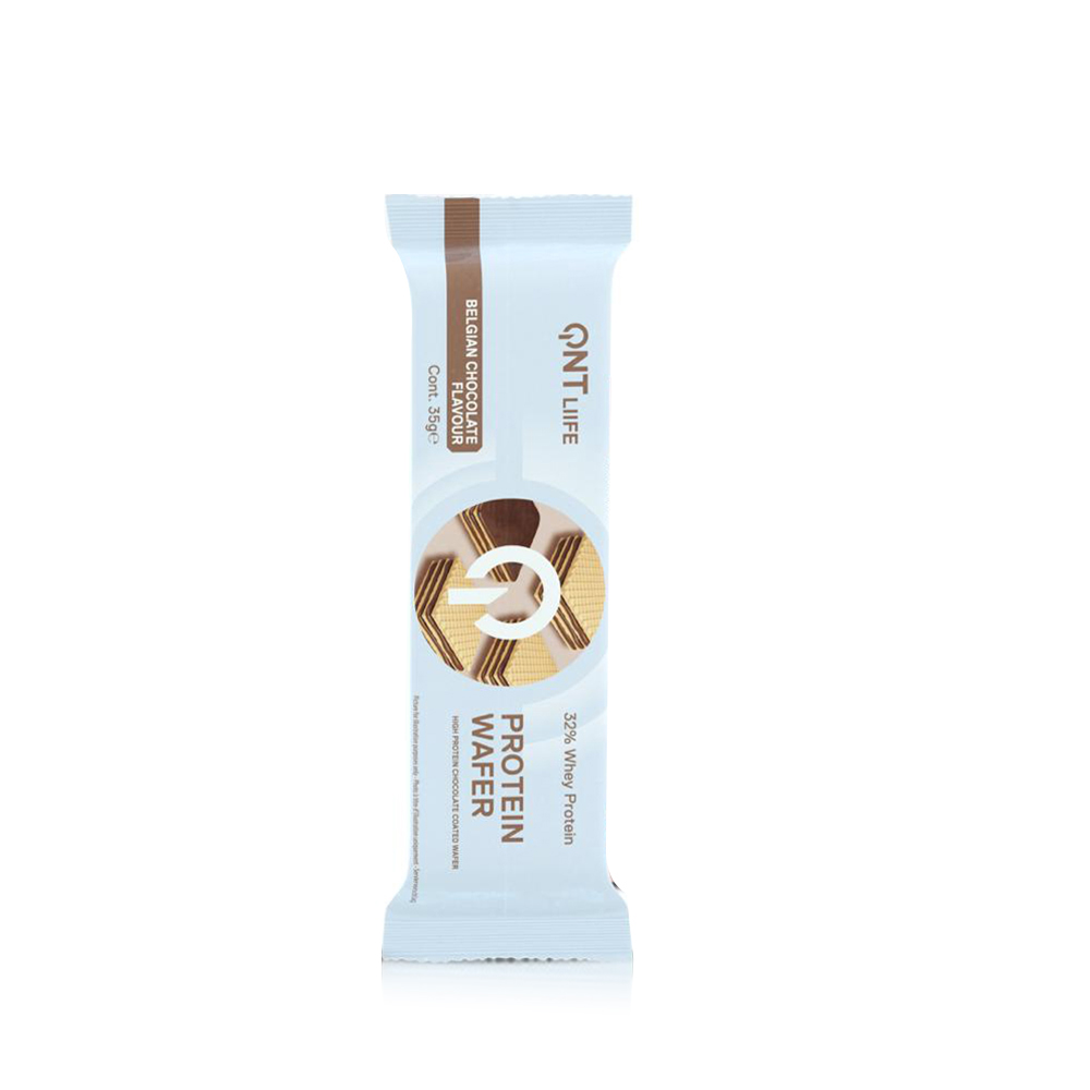 Qnt protein wafer belgian chocolate 35gm