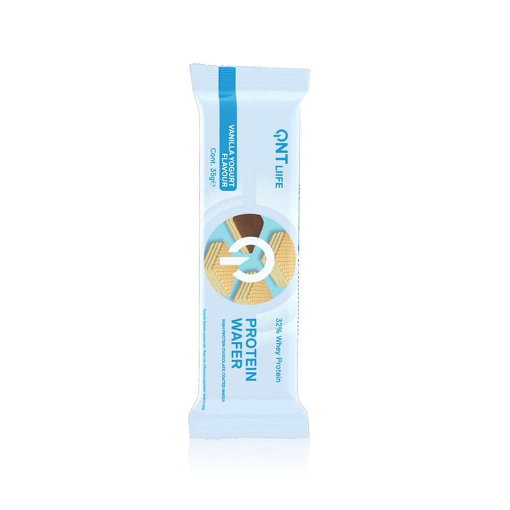 Qnt protein wafer vanilla yogurt 35gm