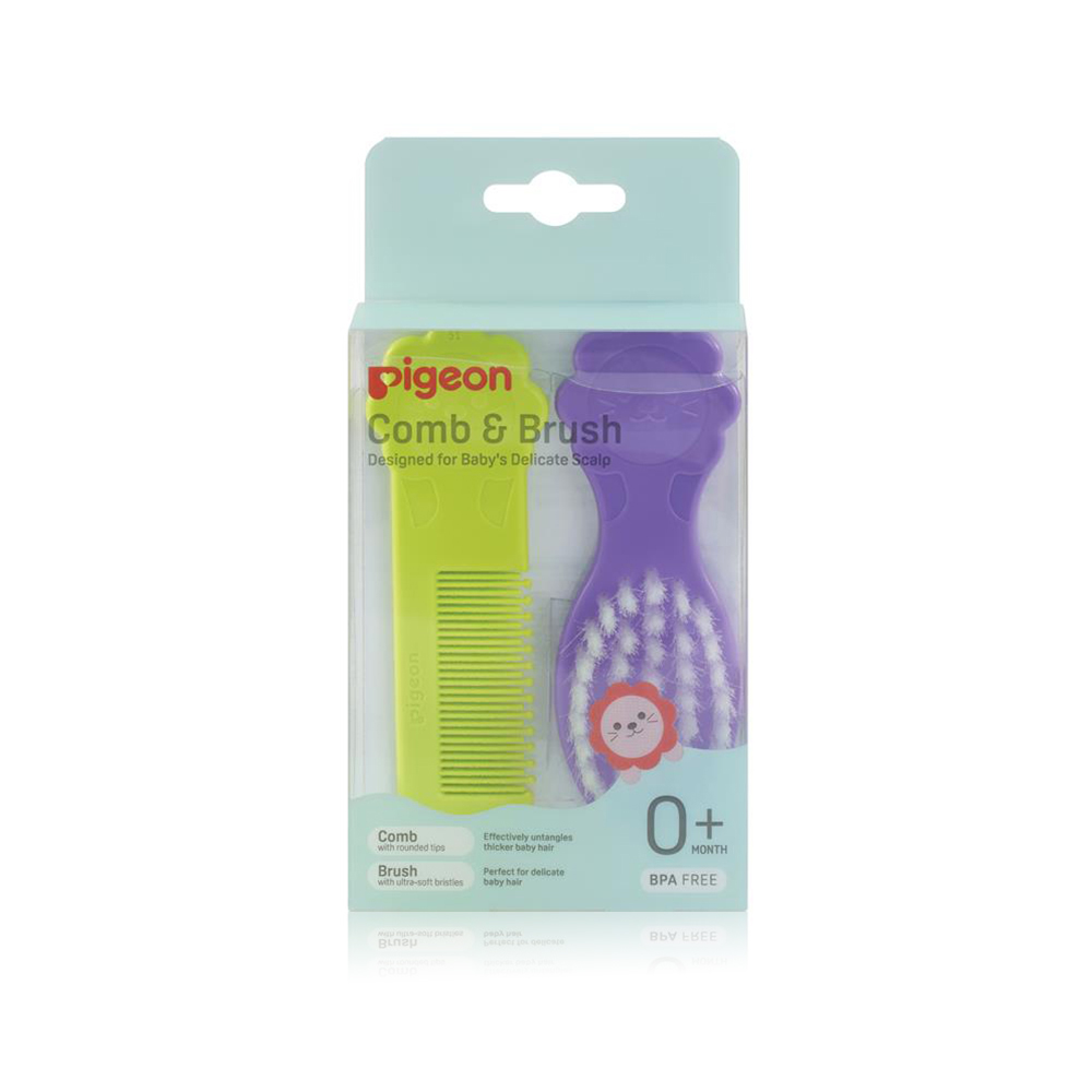 Pigeon Comb & Hair Brush Set +0M