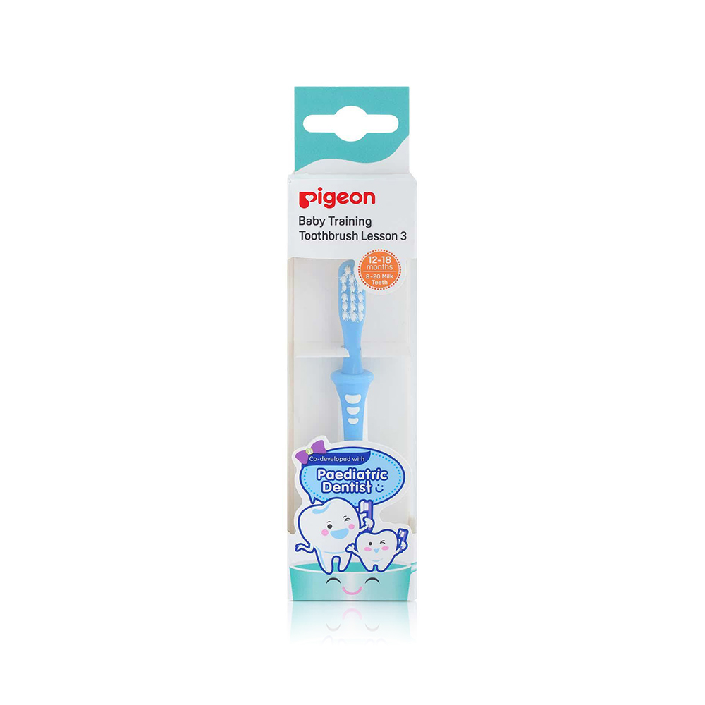 Pigeon Baby Training Toothbrush L-3 Blue