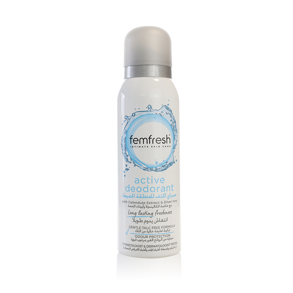 Femfresh intimate active deodorant spray 125ml