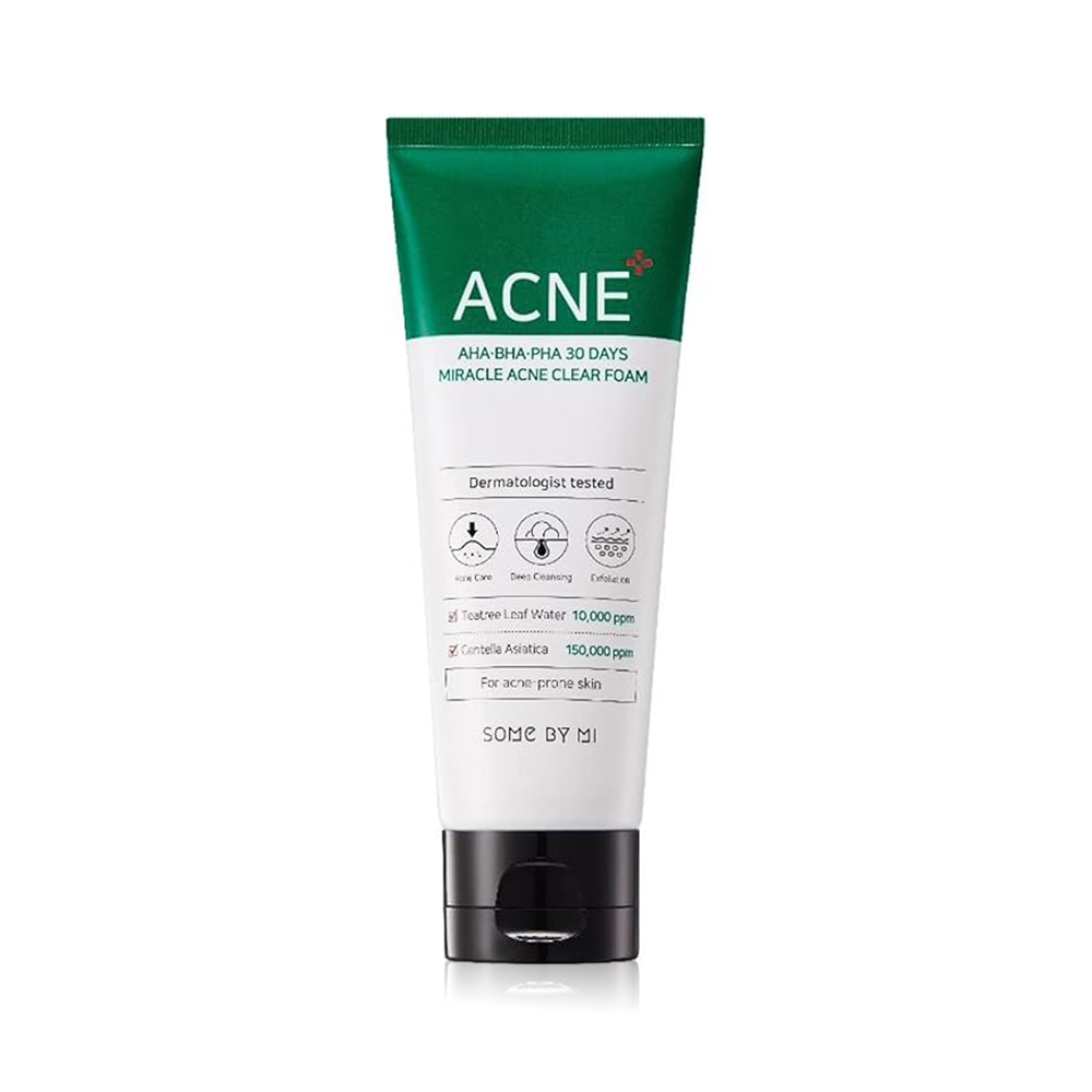 Some By Mi AHA BHA PHA 30 Days Miracle Acne Clear Foam 100 ml