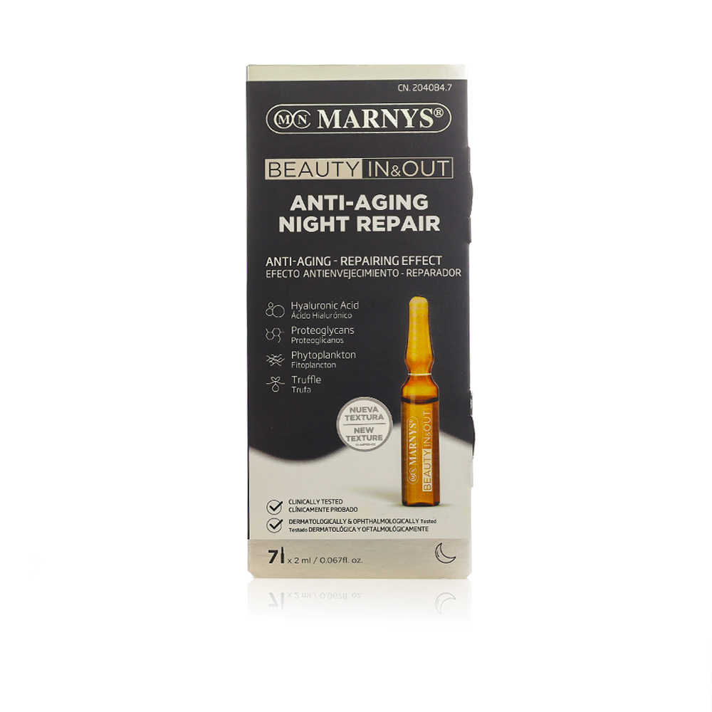 Marnys beauty in & out anti-aging night repair ampoules (7 x 2ml)