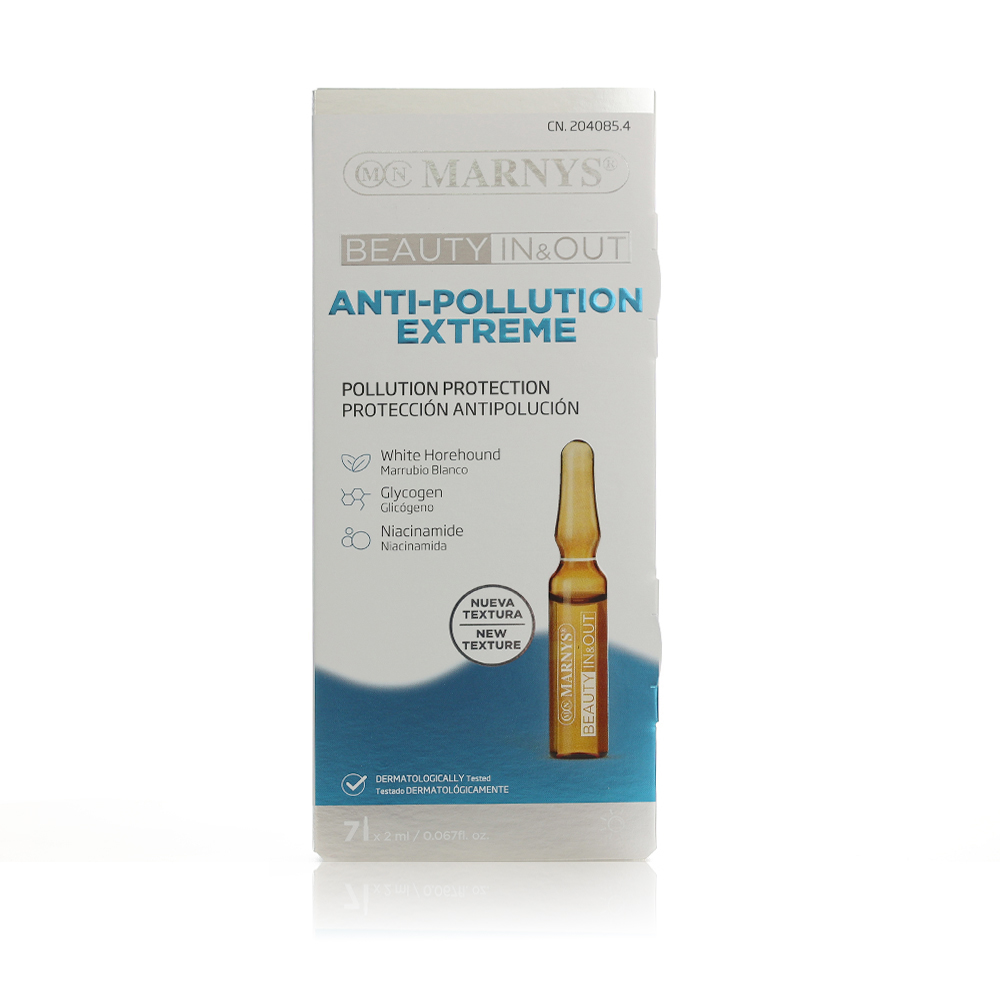 Marnys beauty in & out anti-pollution extreme ampoules (7 x 2ml)