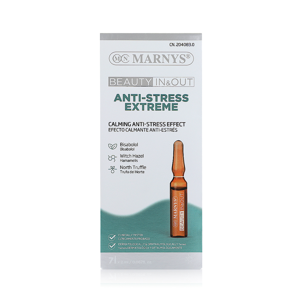 Marnys beauty in & out anti-stress extreme ampoules (7 x 2ml)