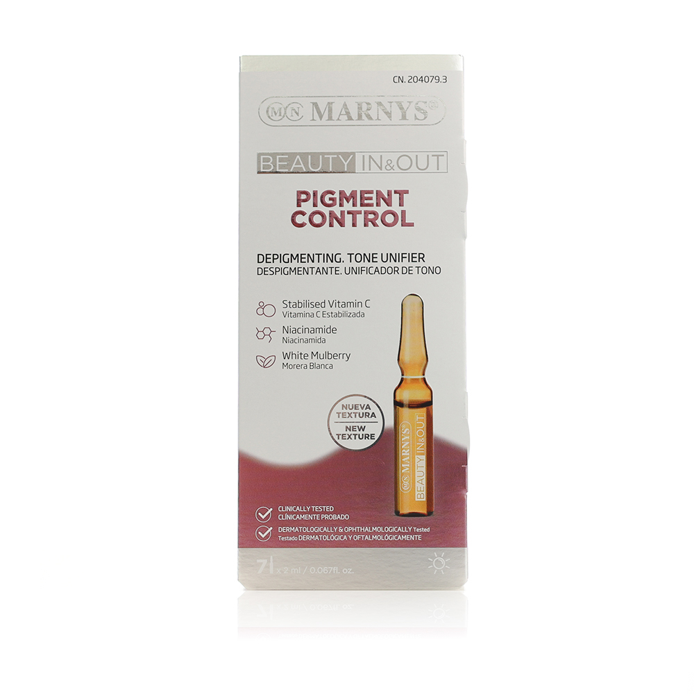 Marnys beauty in & out pigment control ampoules (7 x 2ml)