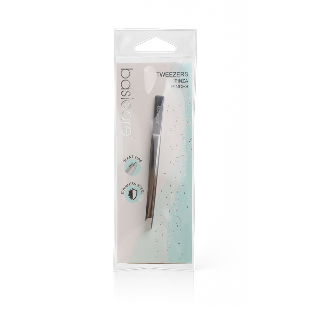Basicare Mirror Tweezers Slant Tips