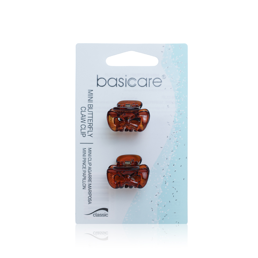 Basicare Mini Butterfly Claw Clip 2 Pcs