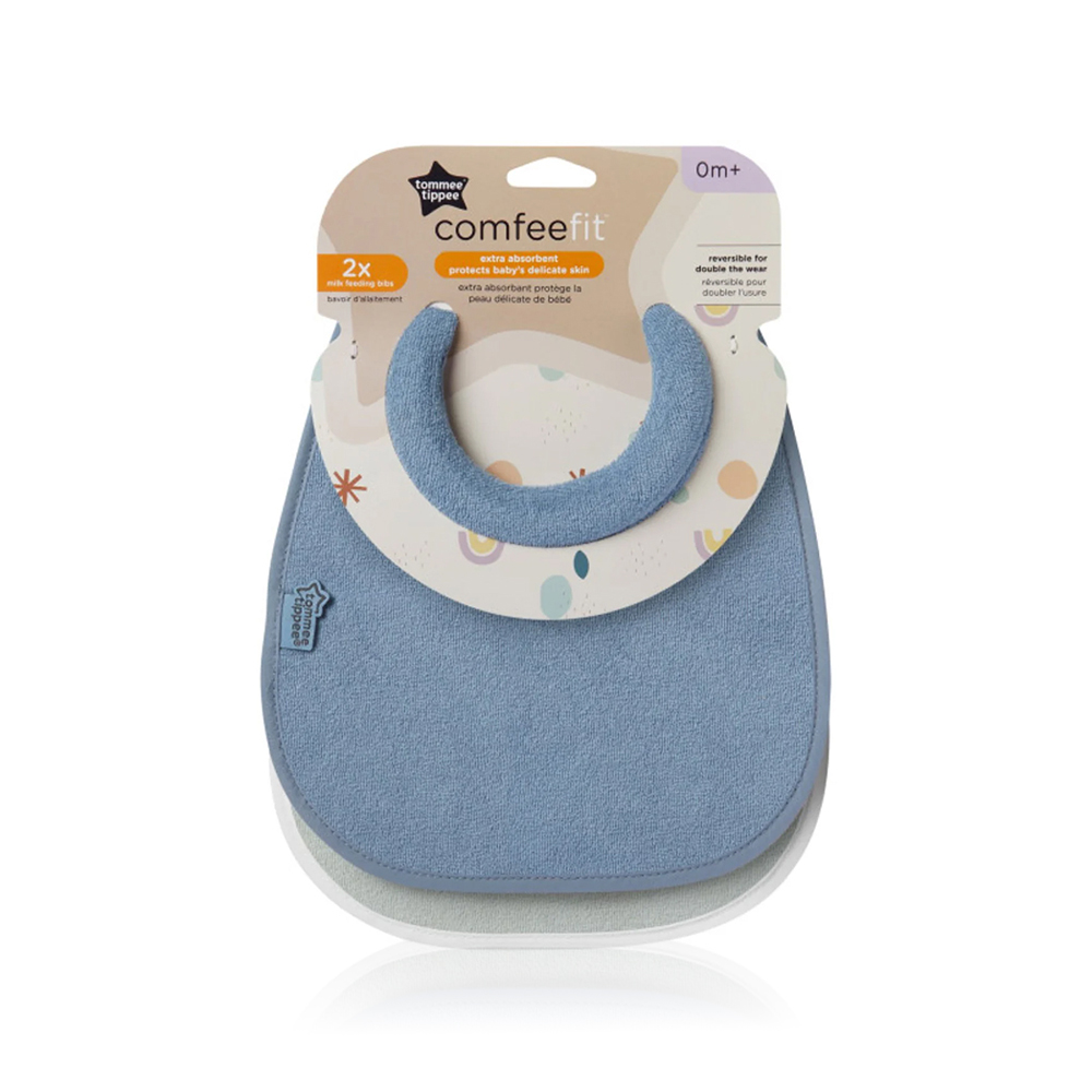 Tommee tippee milk feeding bib 2pc