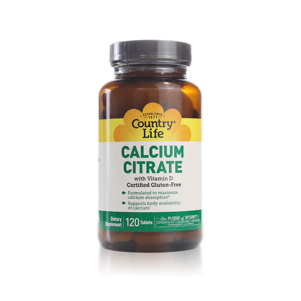 Country Life Calcium Citrate 120Tab