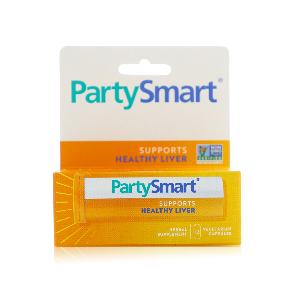 Himalaya PartySmart One Capsule for a Better Morning, 12 Veg Capsules