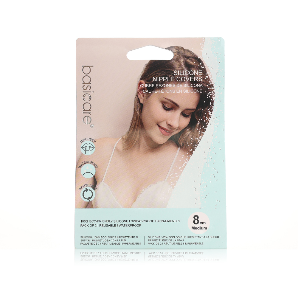 BasiCareSilicone Nipple Covers – Medium ( 8 cm)