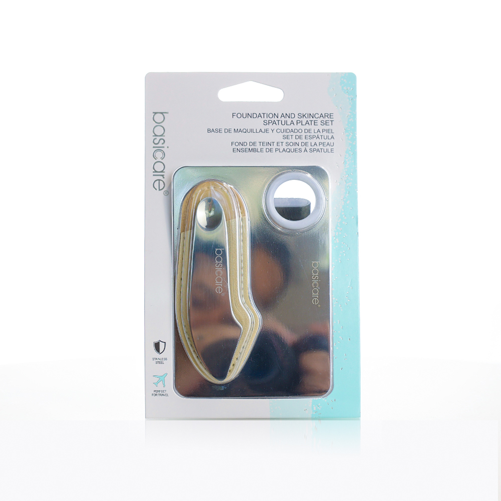 BasiCare Foundation & Skincare Spatula Plate Set