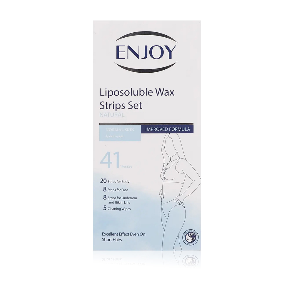 Enjoy Natural Liposoluble Wax Strips – Normal Skin – 41 Strips
