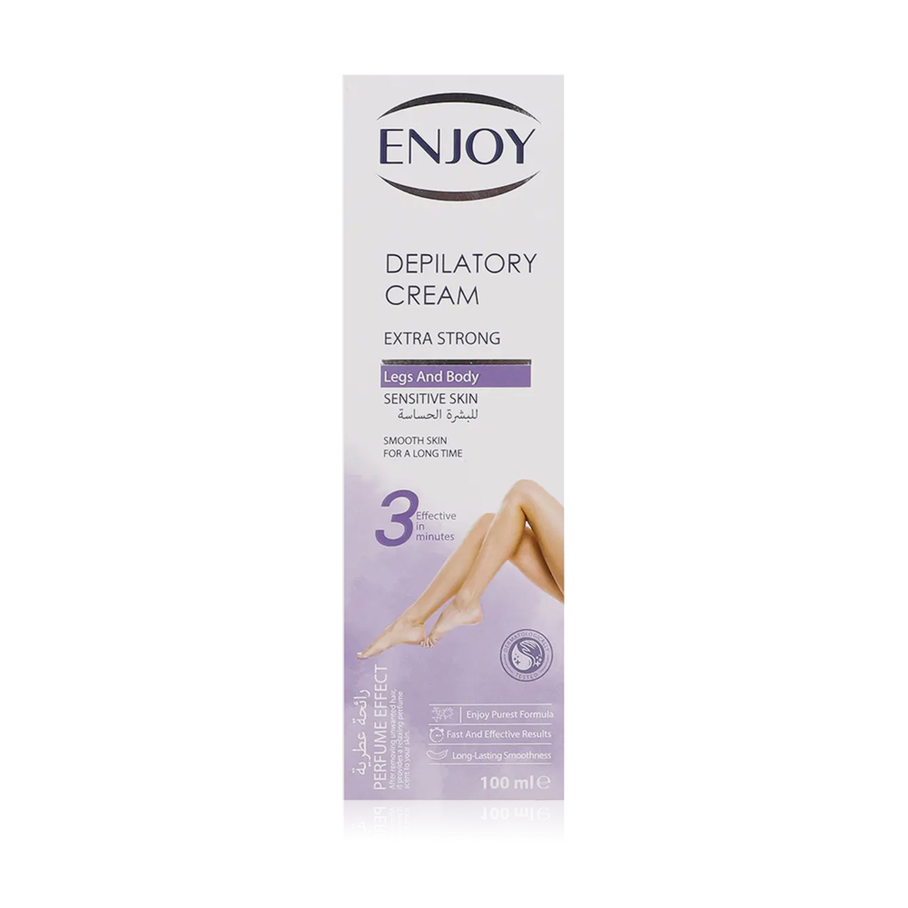 Enjoy Legs & Body Depilatory Cream for Sensitive Skin – 100 mL