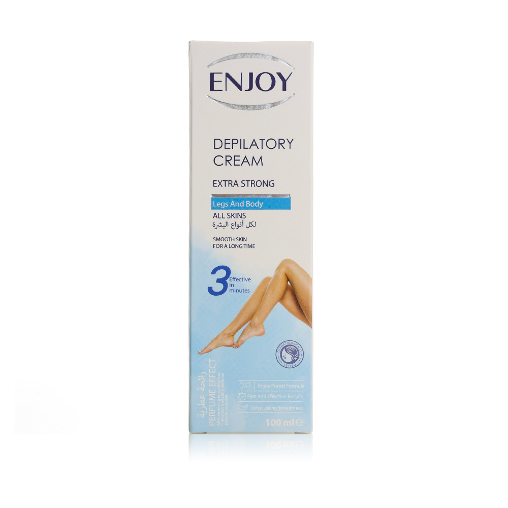 Enjoy Legs & Body Depilatory Cream – All Skin Types – 100 mL
