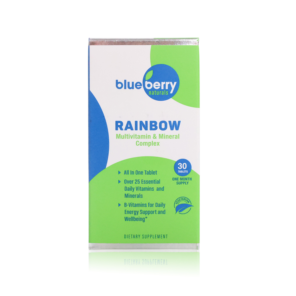 Blueberry Naturals Rainbow Multivitamin – 30 Tablets