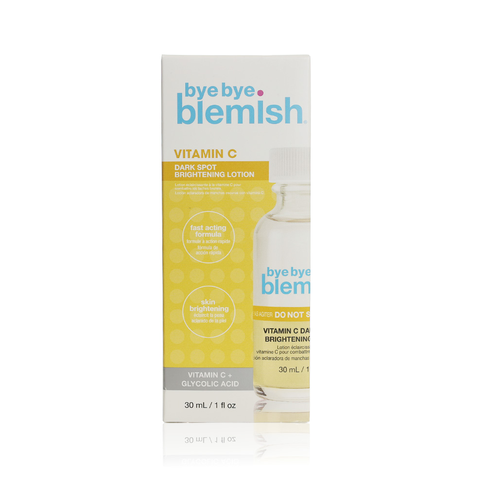 Bye Bye Blemish Brightening Face Lotion with Vitamin C & Glycolic Acid for Dark Spots, 30ml