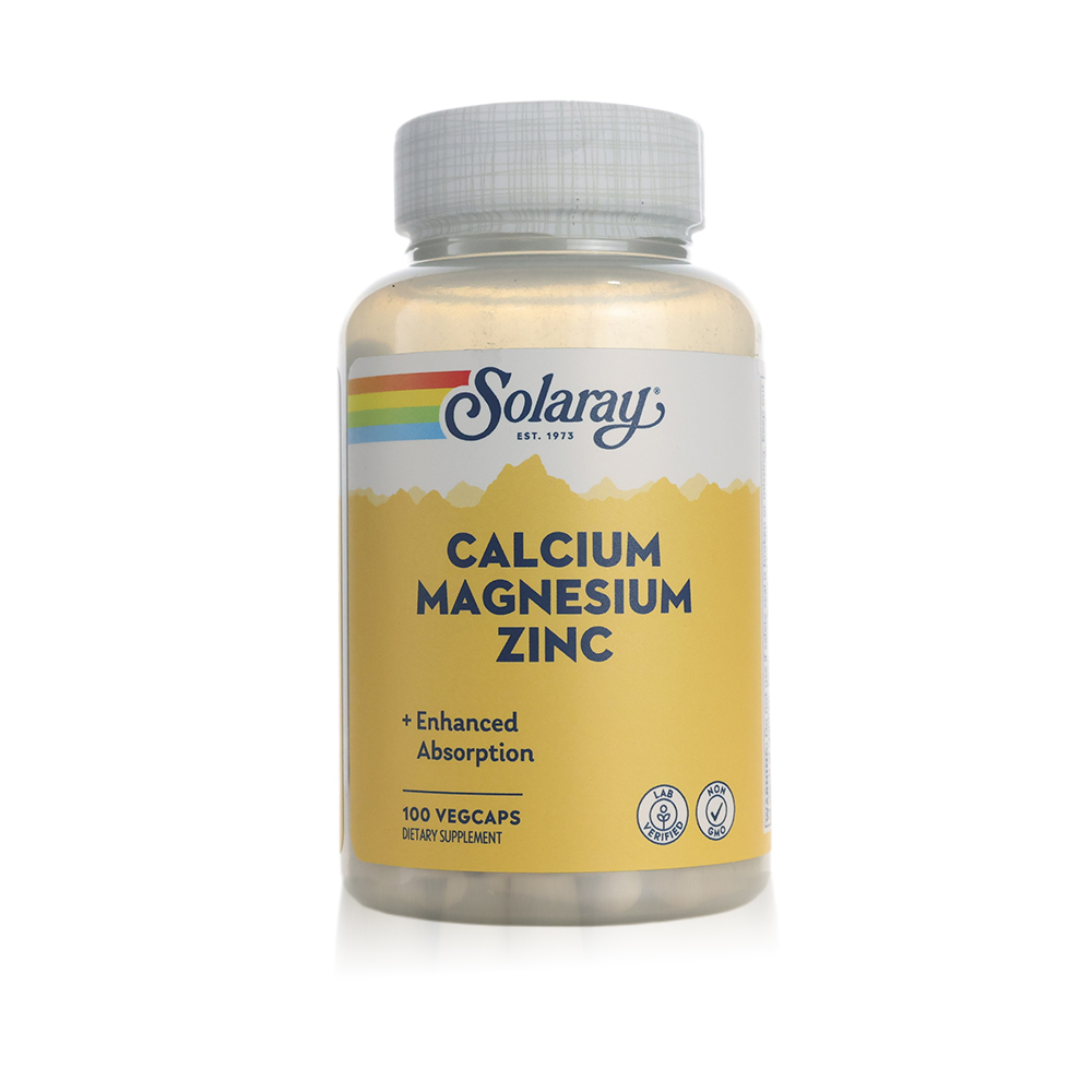 Solaray Calcium Magnesium Zinc Capsules