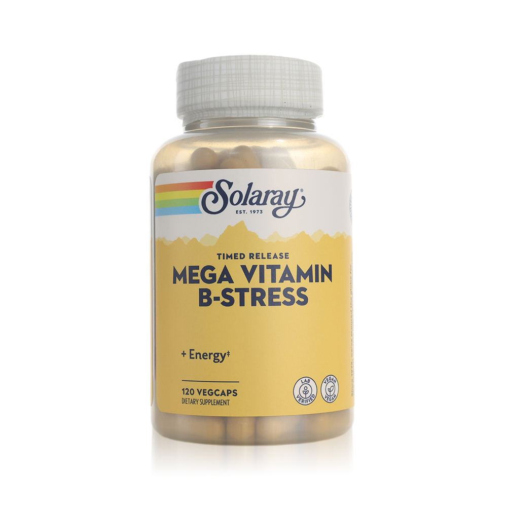 Solaray Mega Vitamin B-Stress (120 Caps)