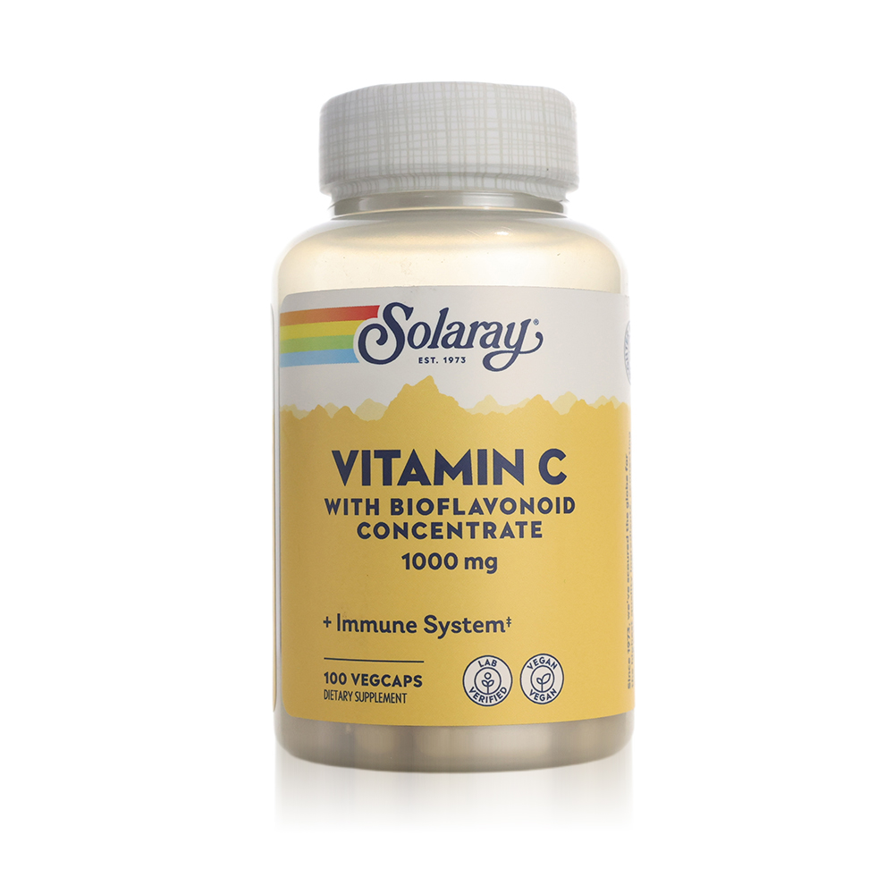 Solaray Vitamin C 1000mg and Bioflavanoid (100 Caps)