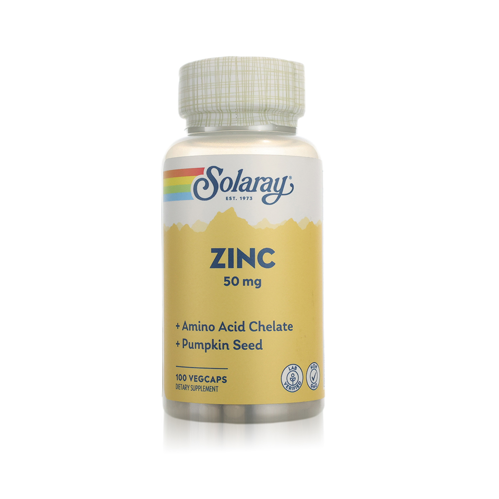 Solaray Zinc 50mg Capsules