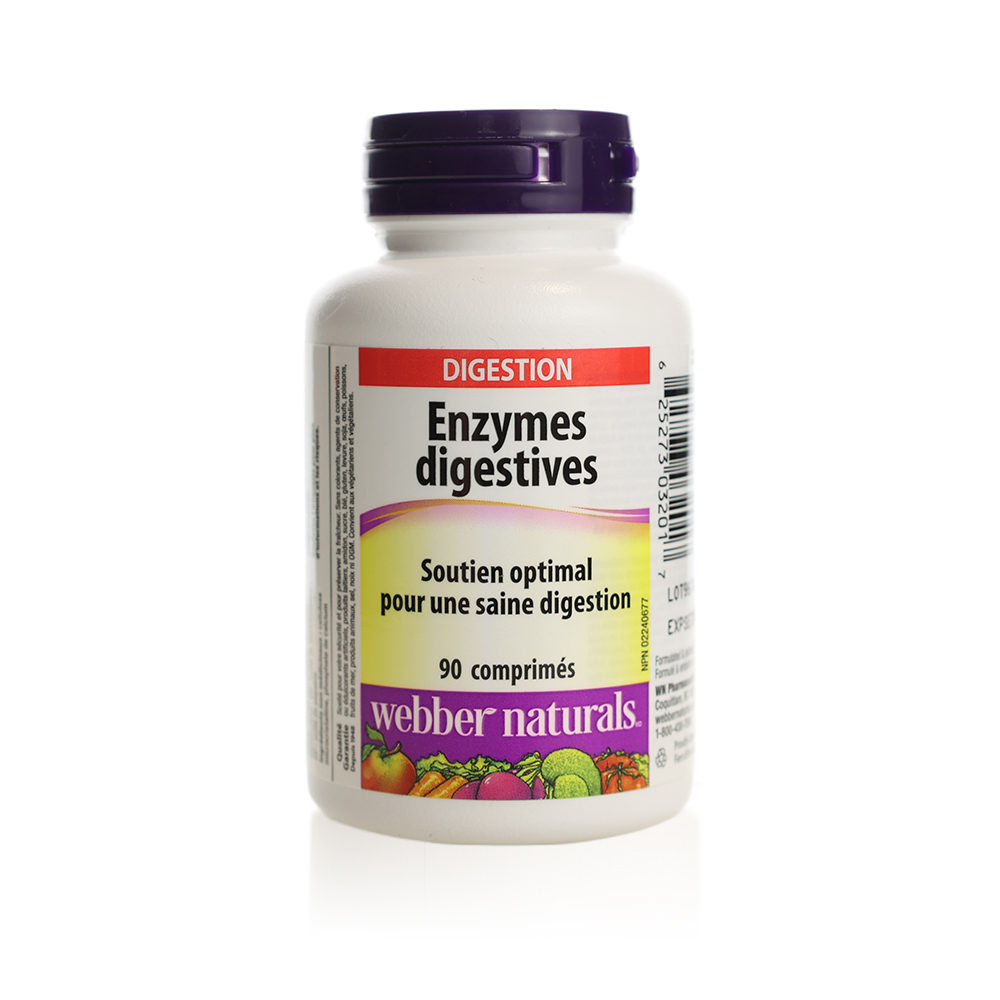Webber Naturals Digestive Enzymes – 90 Tablets