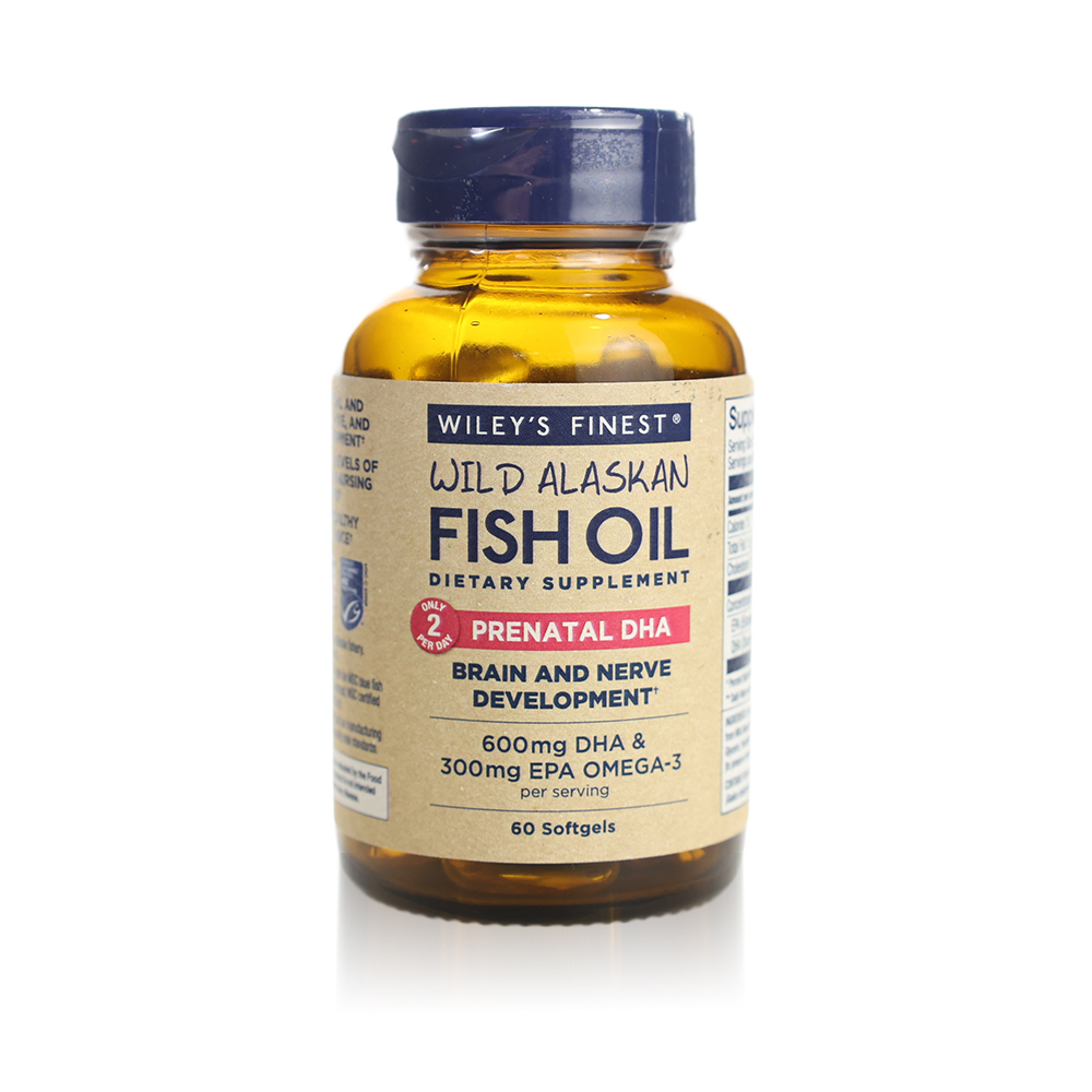 Wiley’s Prenatal DHA – 60 Softgels