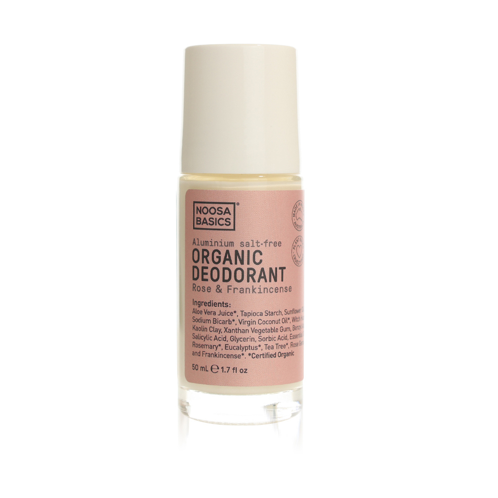 Noosa Basics Rose & Frankincense Organic Deodorant – 50 mL