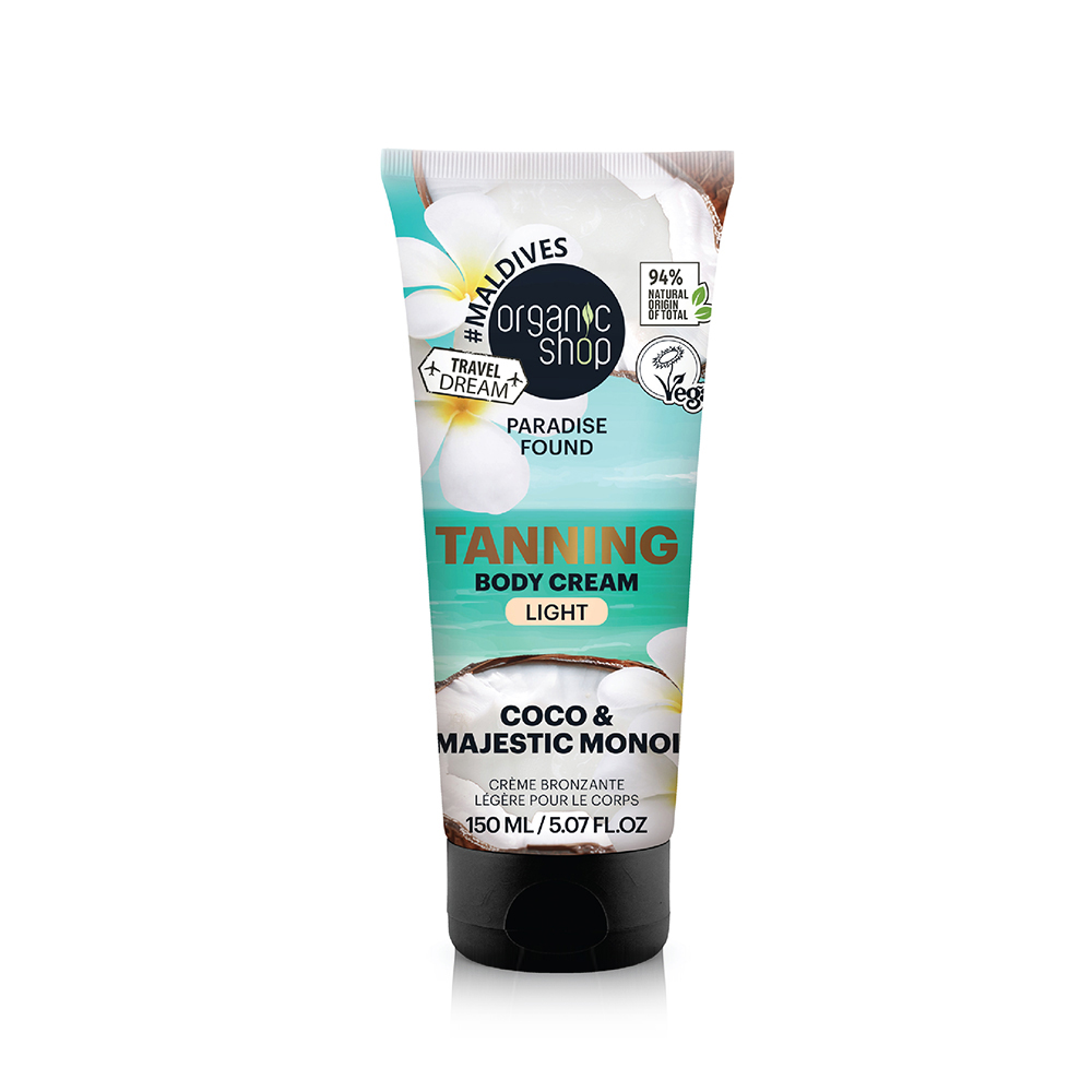 Organic Shop Tanning Body Cream Light Coco and Monoi