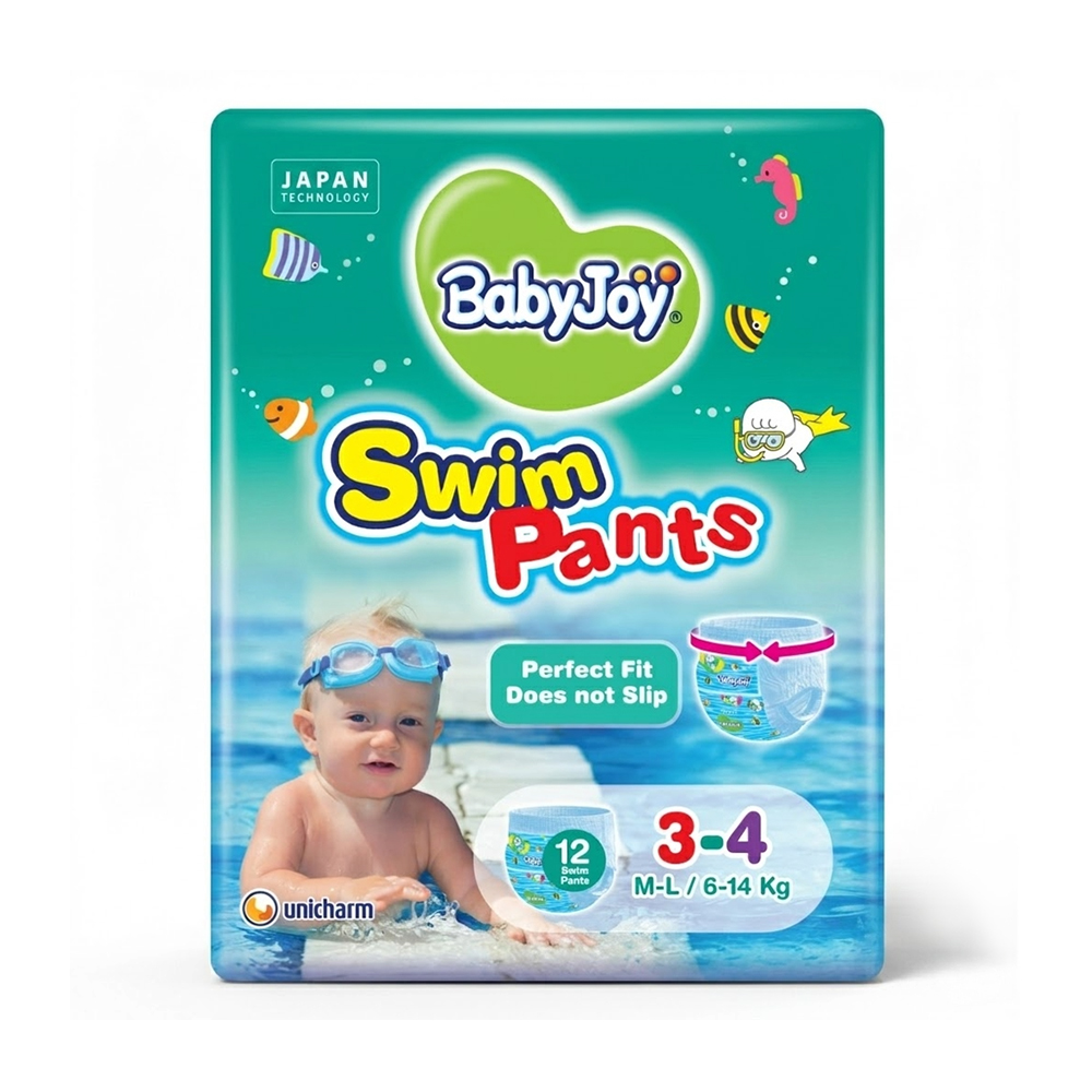 Babyjoy Swim Pants Diaper S3-4 6-14Kg