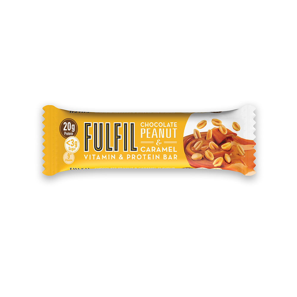 Fulfil Peanut & Caramel Protein Bar 55Gm