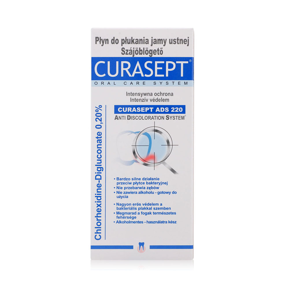 CURASEPT ADS 720 Toothpaste 75ml – 0.20% Chlorhexidine, Discoloration Protect, Mint