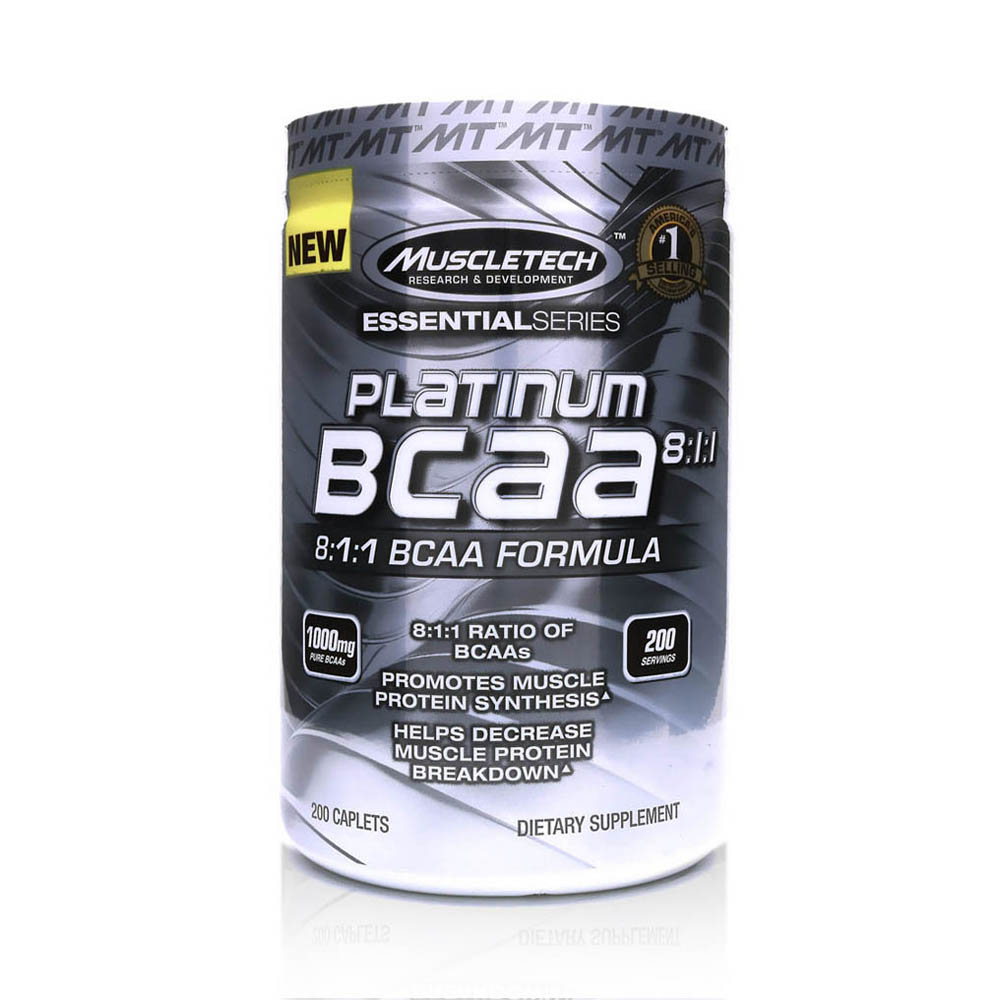 Muscletech Platinum 100% Bcaa 8-1-1 Capsules