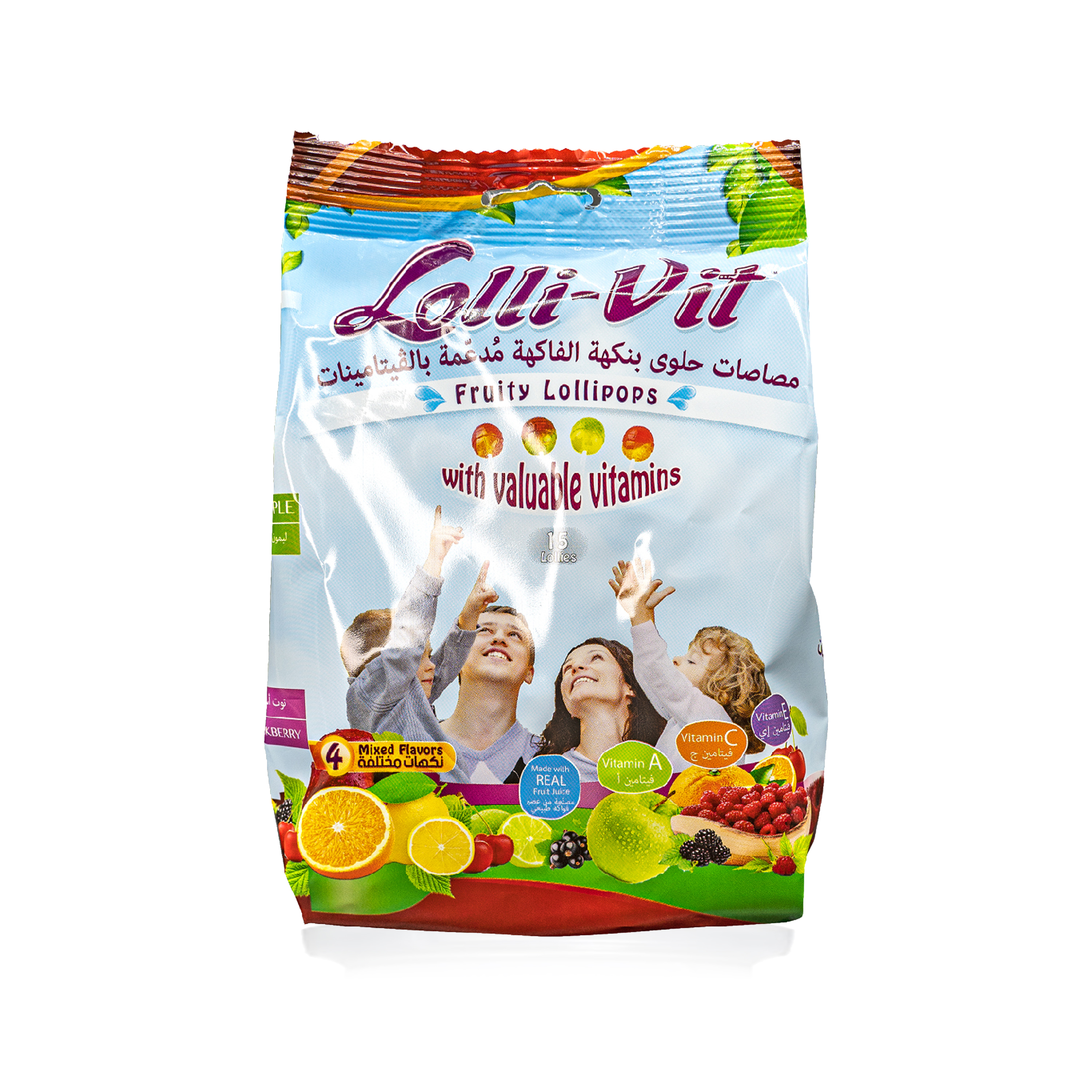 Lolli-Vit Fruity Lollipops