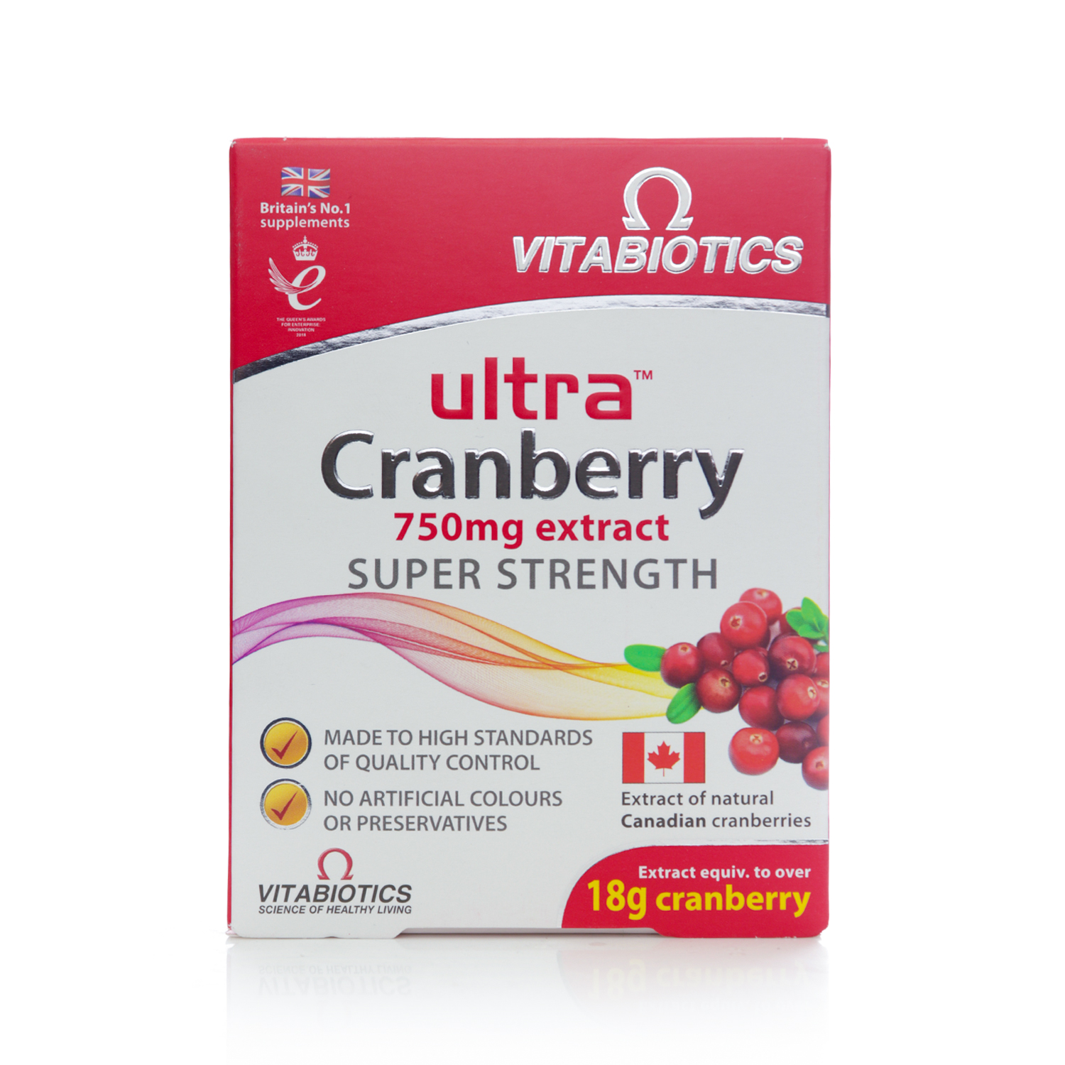 Vitabiotics Ultra Cranberry 750mg 30 Tablets Vitabiotics Ultra Cranberry 750mg 30 Tablets