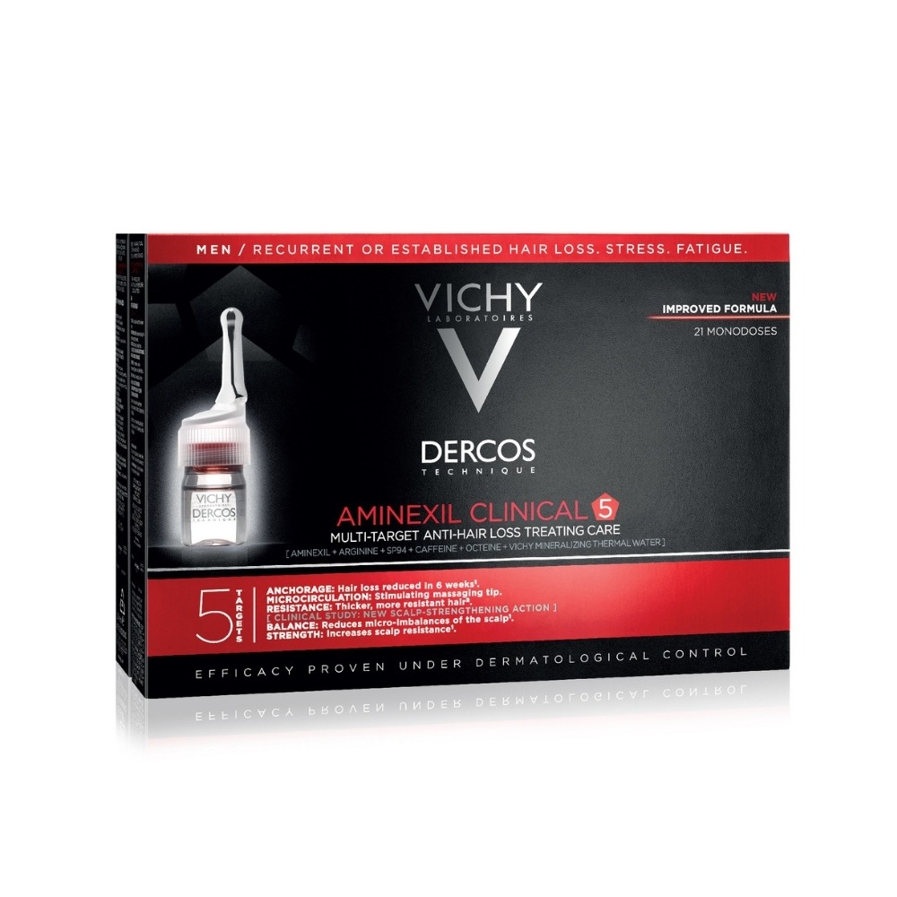 Vichy Dercos Aminexil Men Clinical 5 21x6