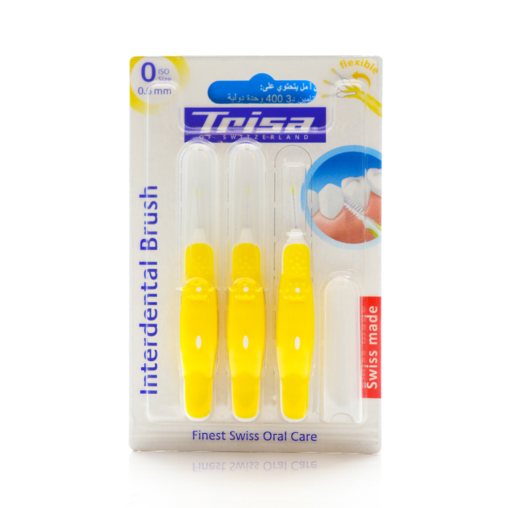 Trisa Interdental Brush Yellow 0.6