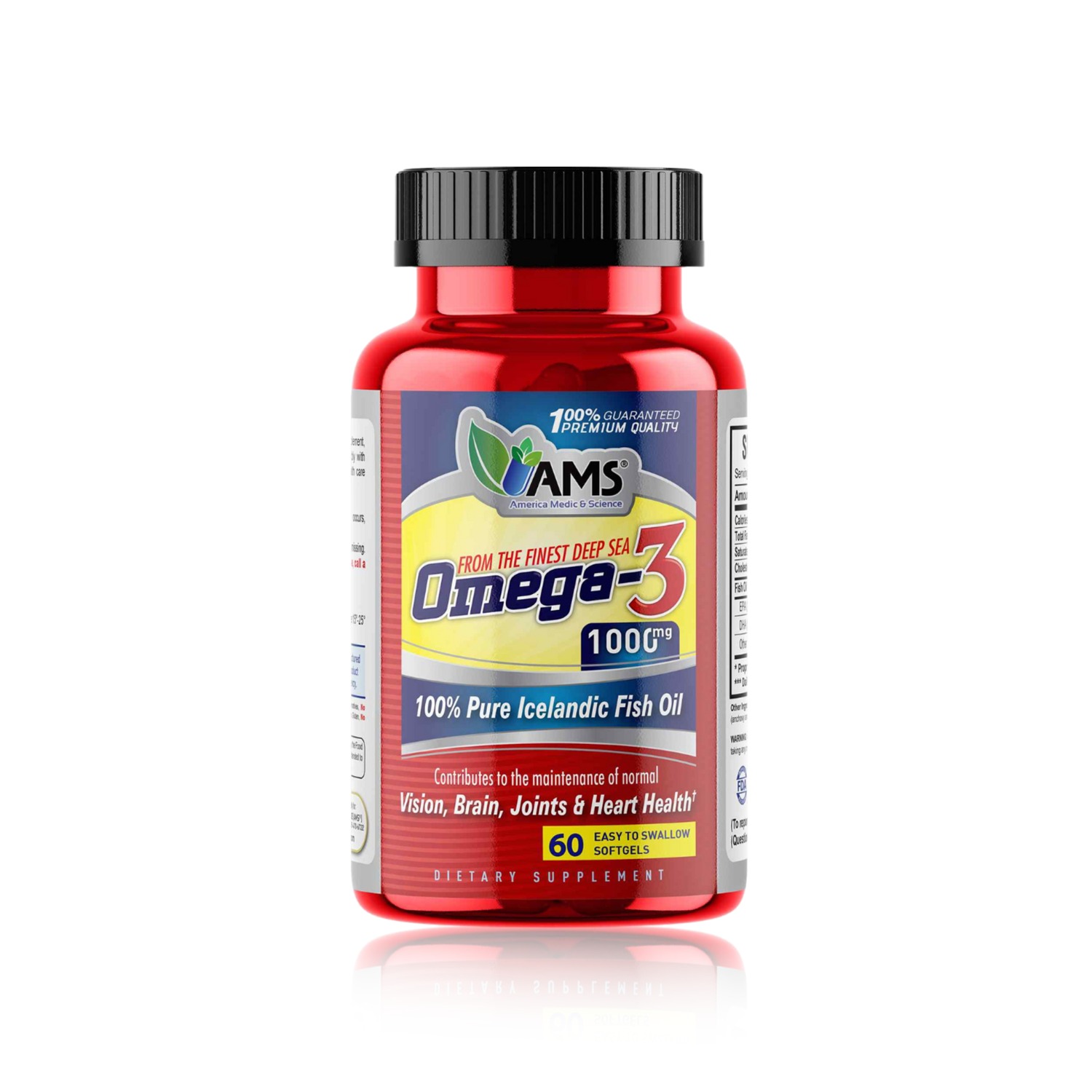 AMS Omega-3 1000mg Softgels