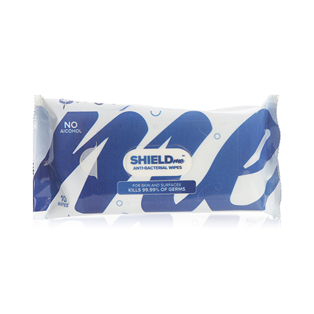 Shield Me Anti Bacterial Wipes 