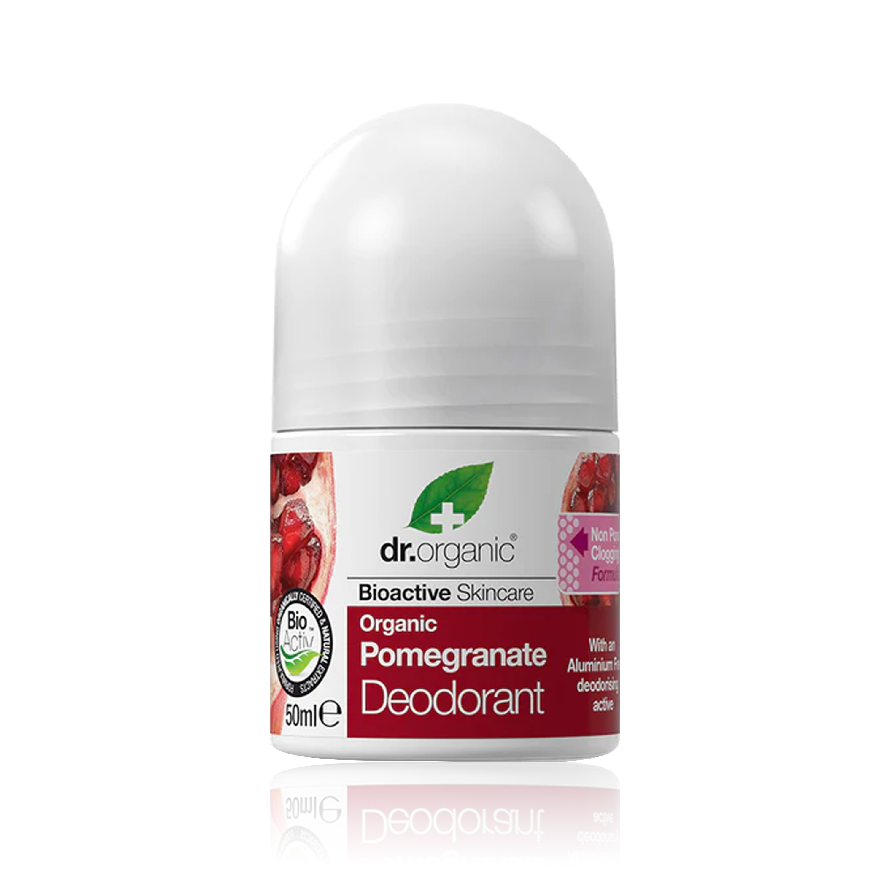 Dr Organic Pomegranate Deodorant Roll On 